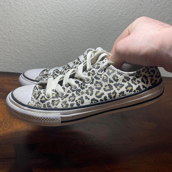 Converse Other - Converse Chuck Low Cheetah Print Size 13Y